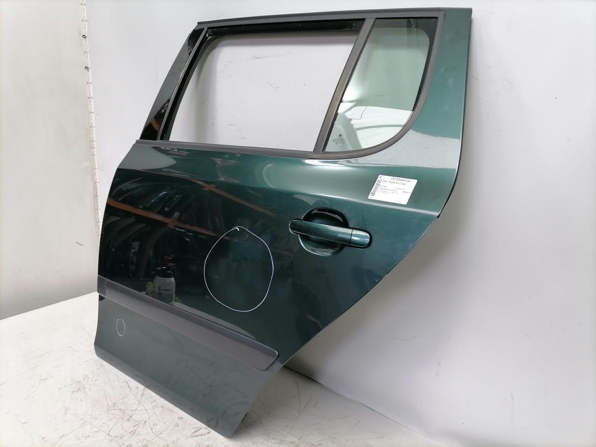 Skoda Fabia 2 original T&uuml;r hinten links LF6K Highland Gr&uuml;n Flie&szlig;heck Rohbau Bj.2008